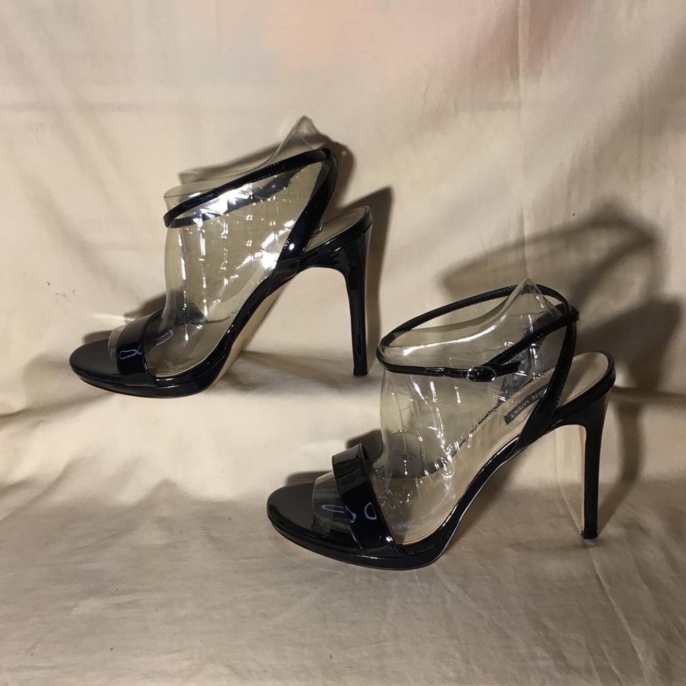 Nine West  Black  Stiletto Sandals